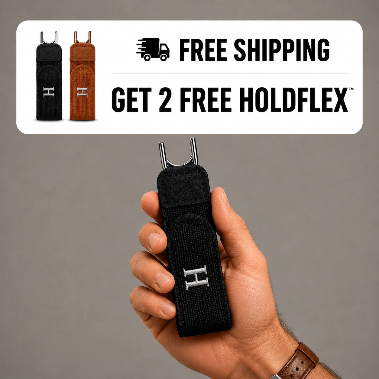 HoldFlex™ Buckle-Free Belt